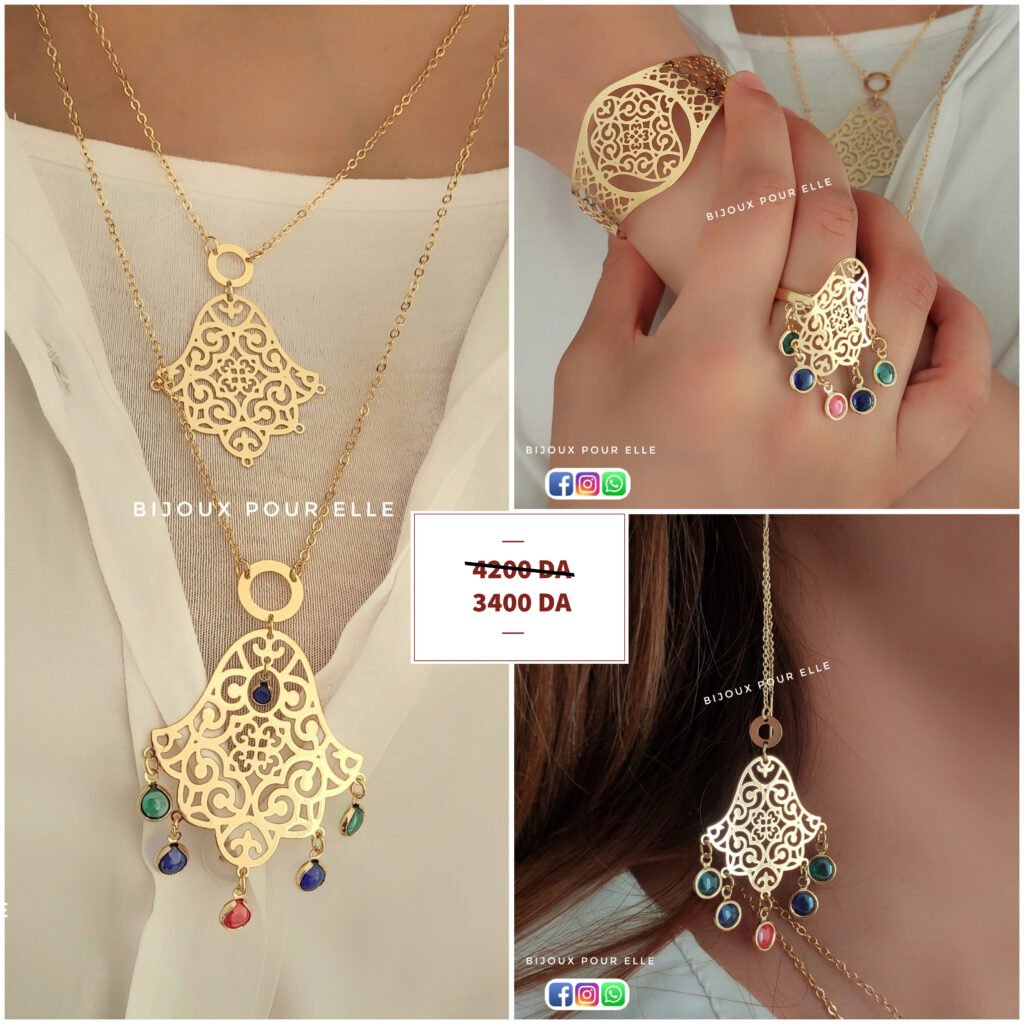 Parure De Bijoux Tendance, Parure Argent Femme - UNA STORIA