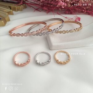 Bracelets avec bagues