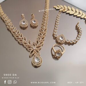 Parure 4 pièces zircon