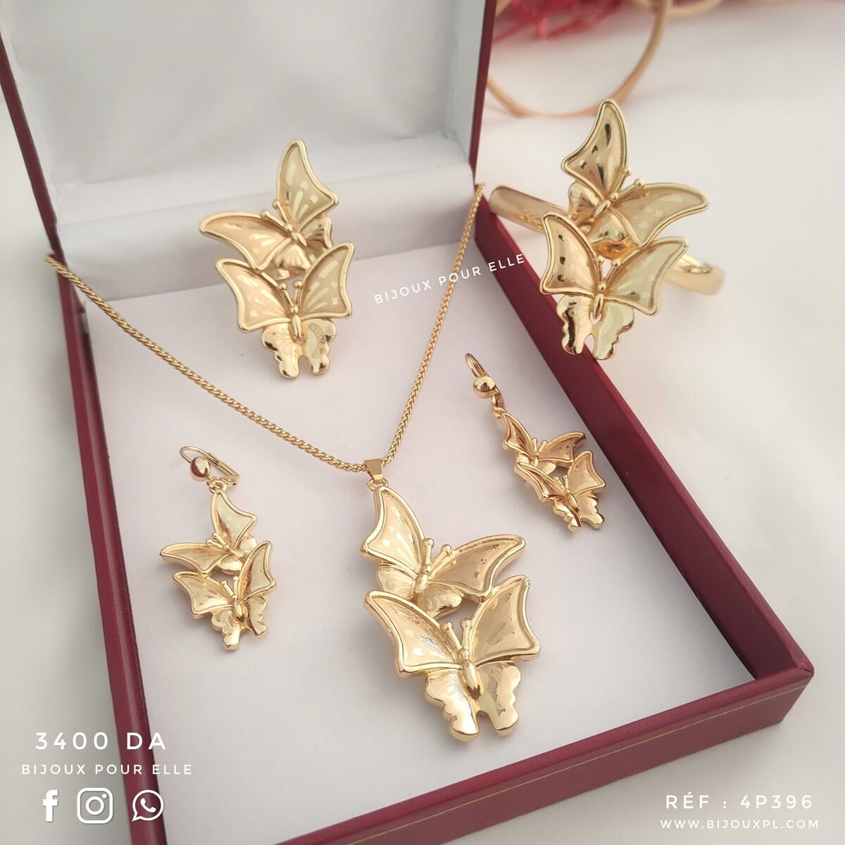 Ensemble Grazella papillon