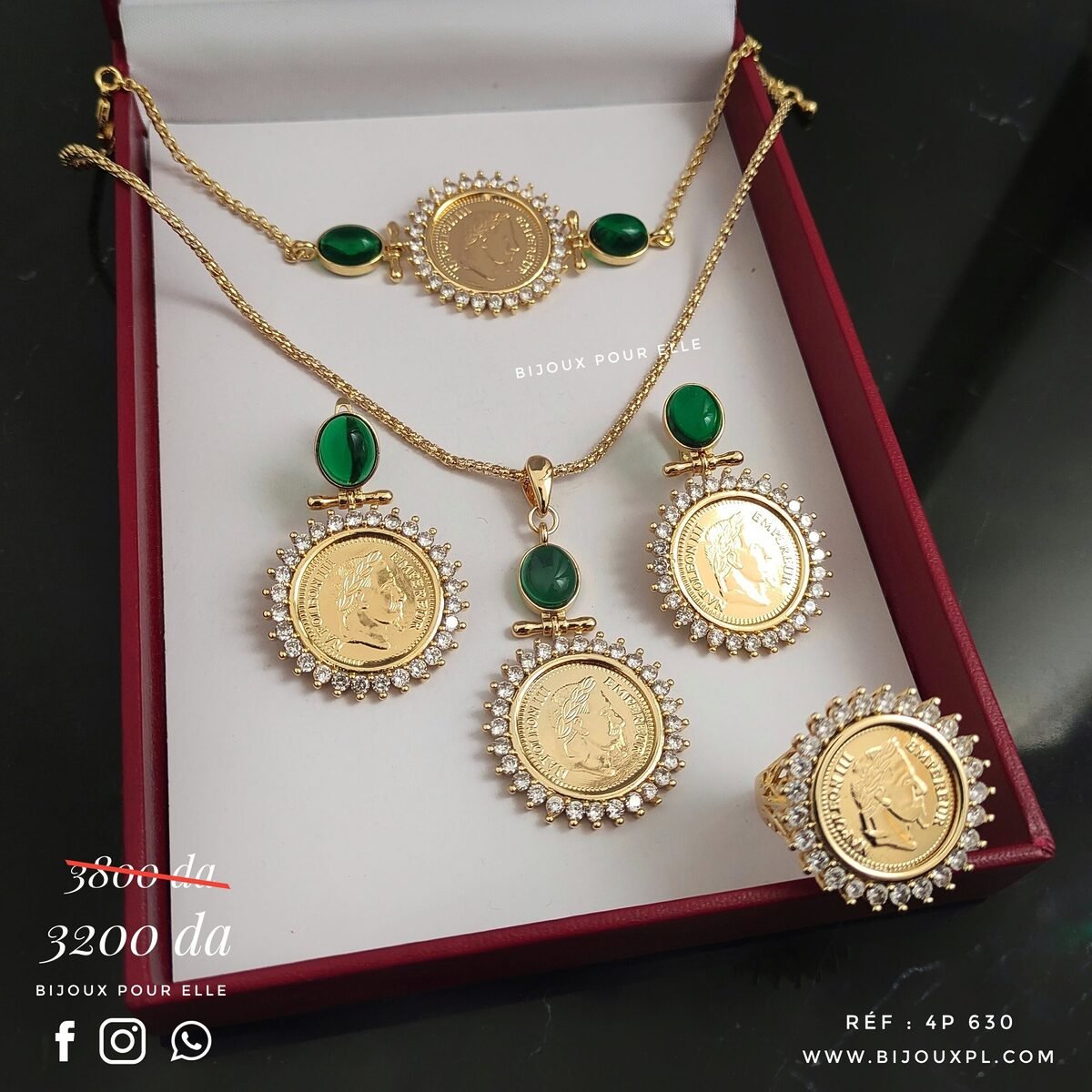 Ensemble bijoux Louisa