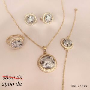 Ensemble bijoux Léopard