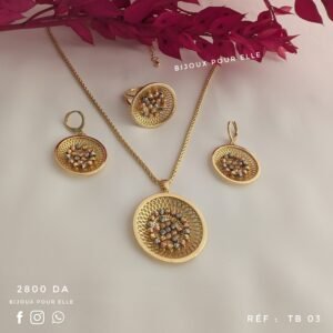 Ensemble bijoux multicolore