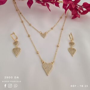 Chaine & boucles Coeur