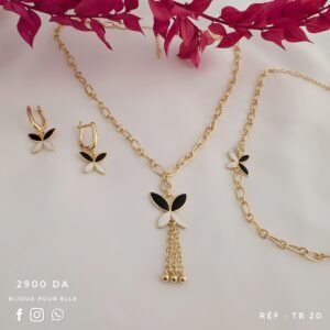 Ensemble bijoux papillon P10