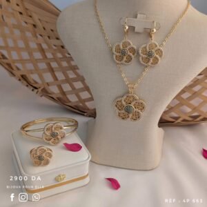 Ensemble bijoux Floral 4P 663