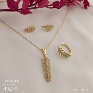Ensemble bijoux palmier P08