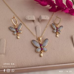 Ensemble parure papillon TB 29