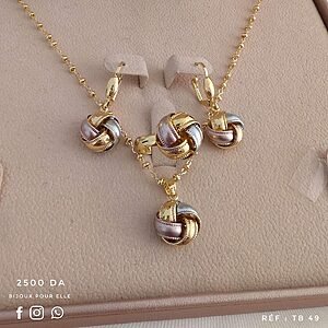 Ensemble bijoux Tricolore TB 49